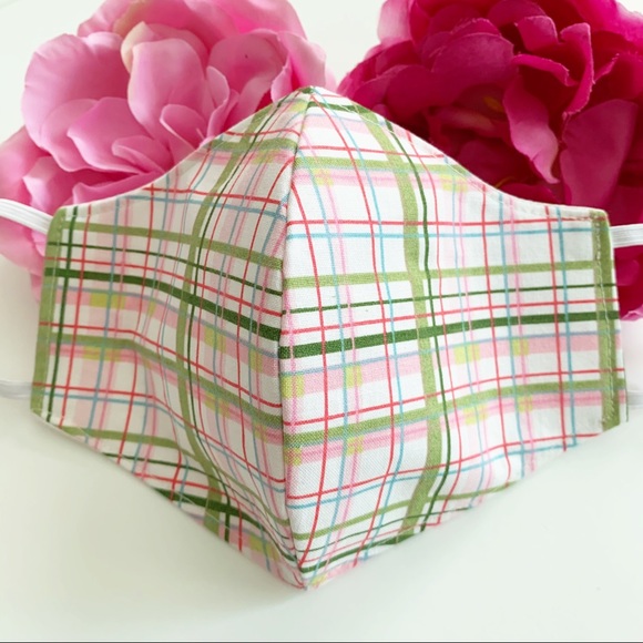 3/$25 Triple Layer Handmade Face Mask - Picture 2 of 3